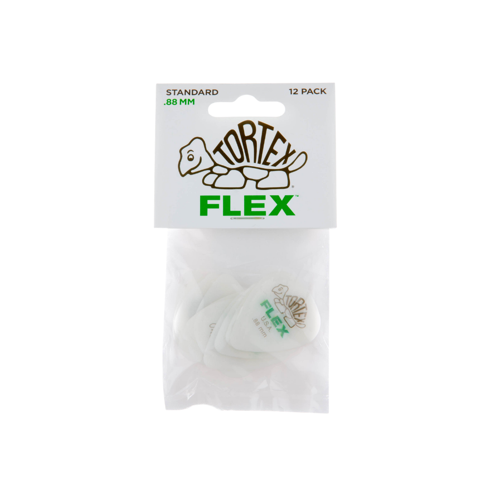 Dunlop Guitar Pick Tortex Flex Standard 12 Pack