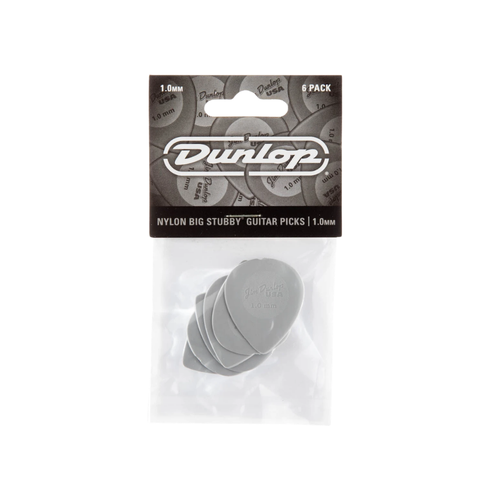 Dunlop Guitar Pick Nylon Big Stubby Pick - 24 pack