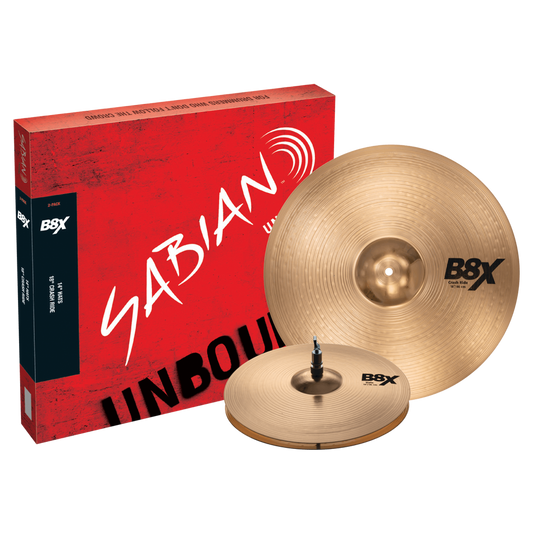 Sabian B8X series B8X 2-Pack (14HH/18CR) 45002X