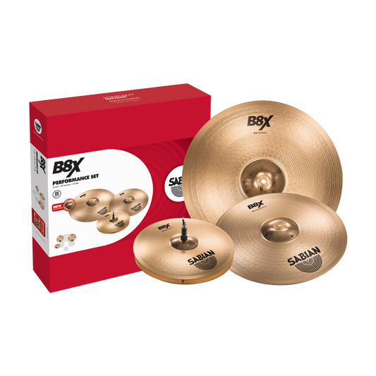 Sabian B8X series Performance Set (14HH/16C/20R) 45003X