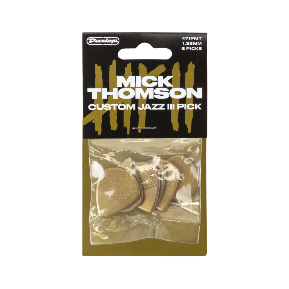 Dunlop Guitar Pick MICK THOMSON CUSTOM JAZZ III (6 PK) 471PMT