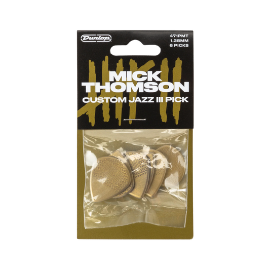 Dunlop Guitar Pick MICK THOMSON CUSTOM JAZZ III (6 PK) 471PMT