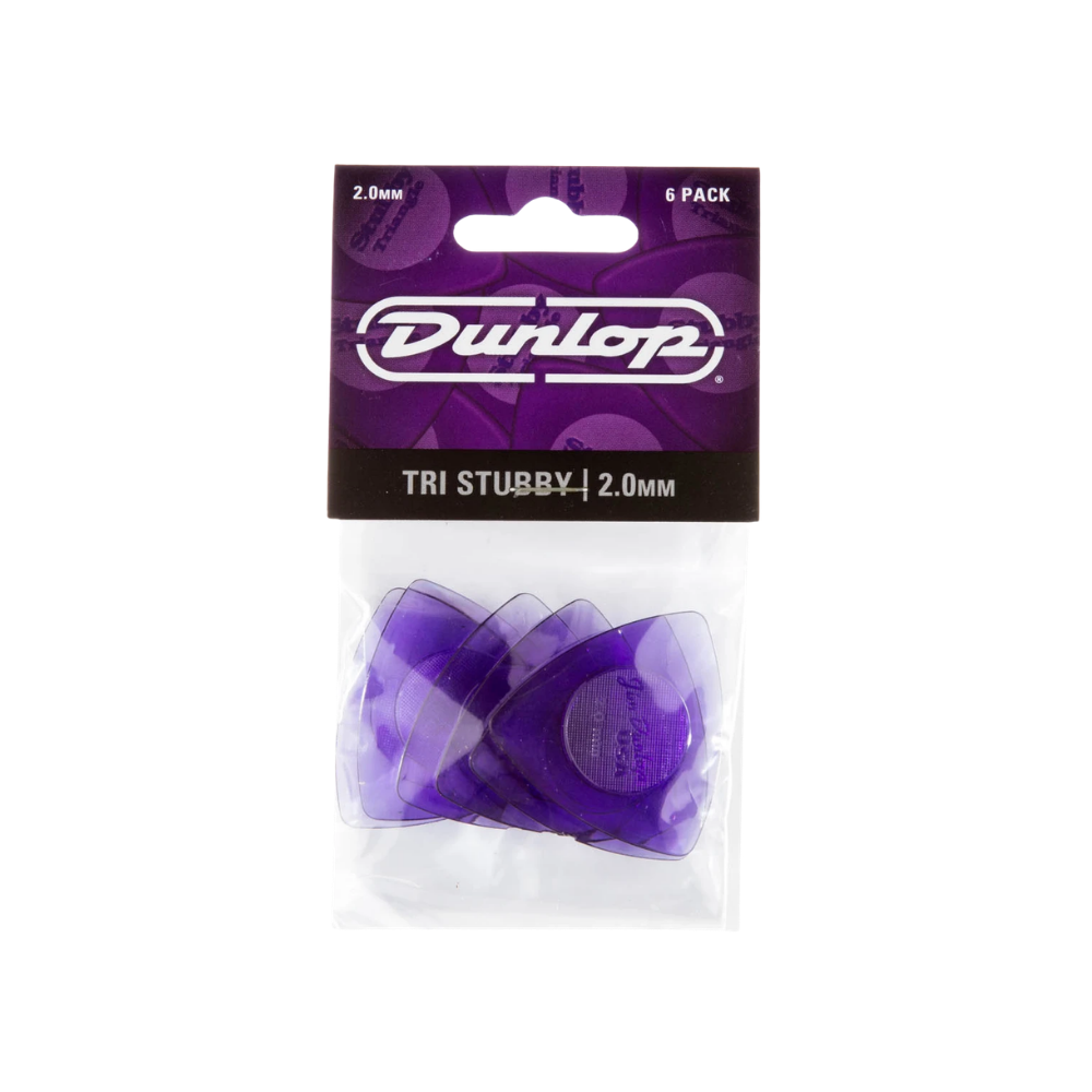 Dunlop Guitar Pick Tri Stubby - 24 Pack
