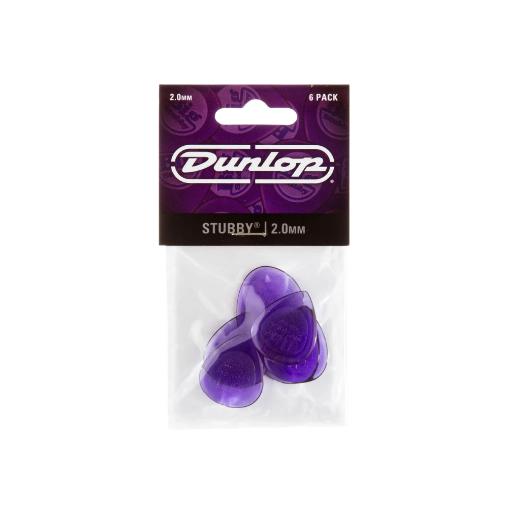 Dunlop Guitar Pick Stubby Jazz - 24 Pack
