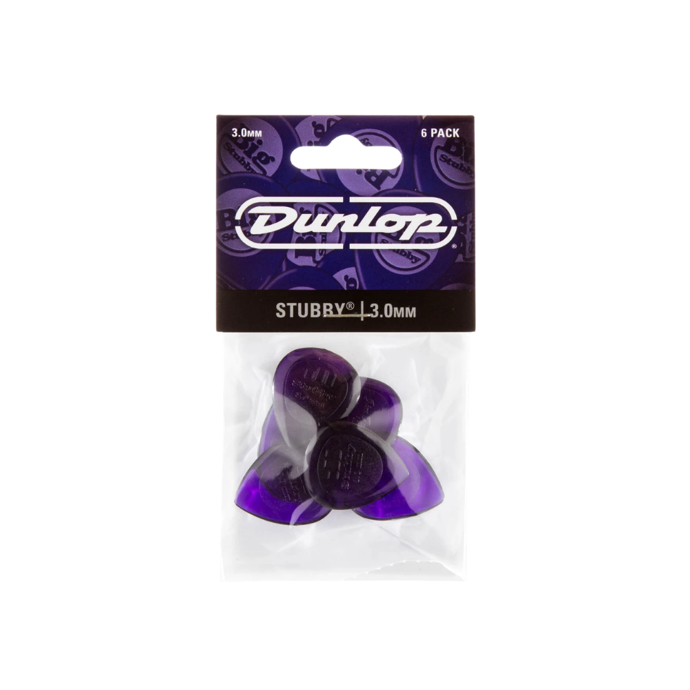 Dunlop Guitar Pick Stubby Jazz - 24 Pack