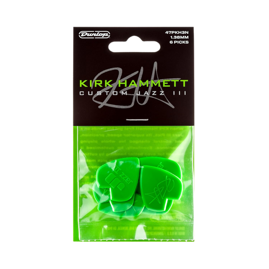 Dunlop Guitar Pick K.HAMMETT Jazz III (6 PK) 47PKH3N