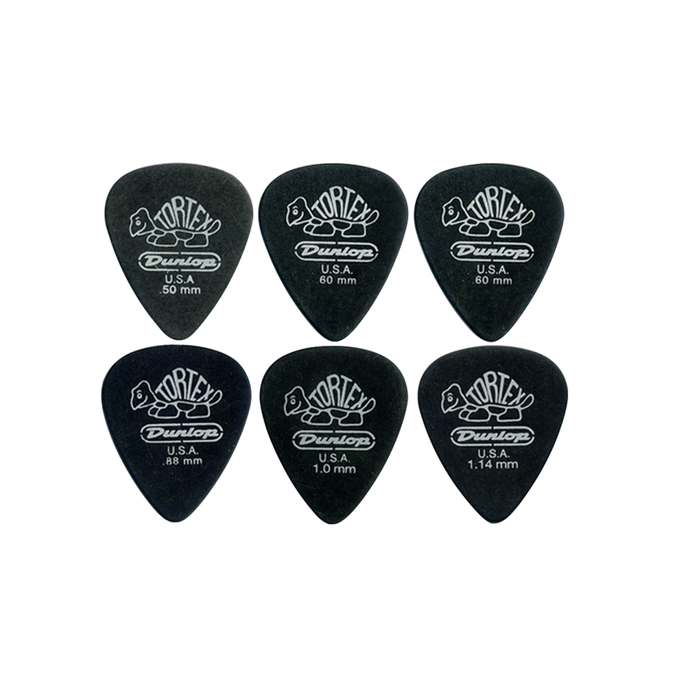 Dunlop Guitar Pick Tortex Pitch Black Standard - 4880
