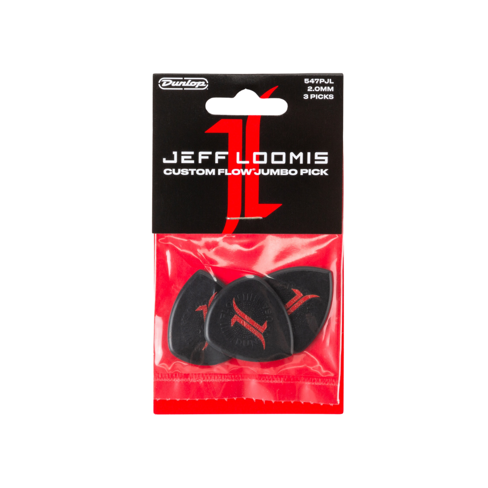 Dunlop Guitar Pick Jeff Loomis Custom Flow Jumbo (3 PK) 547PJL