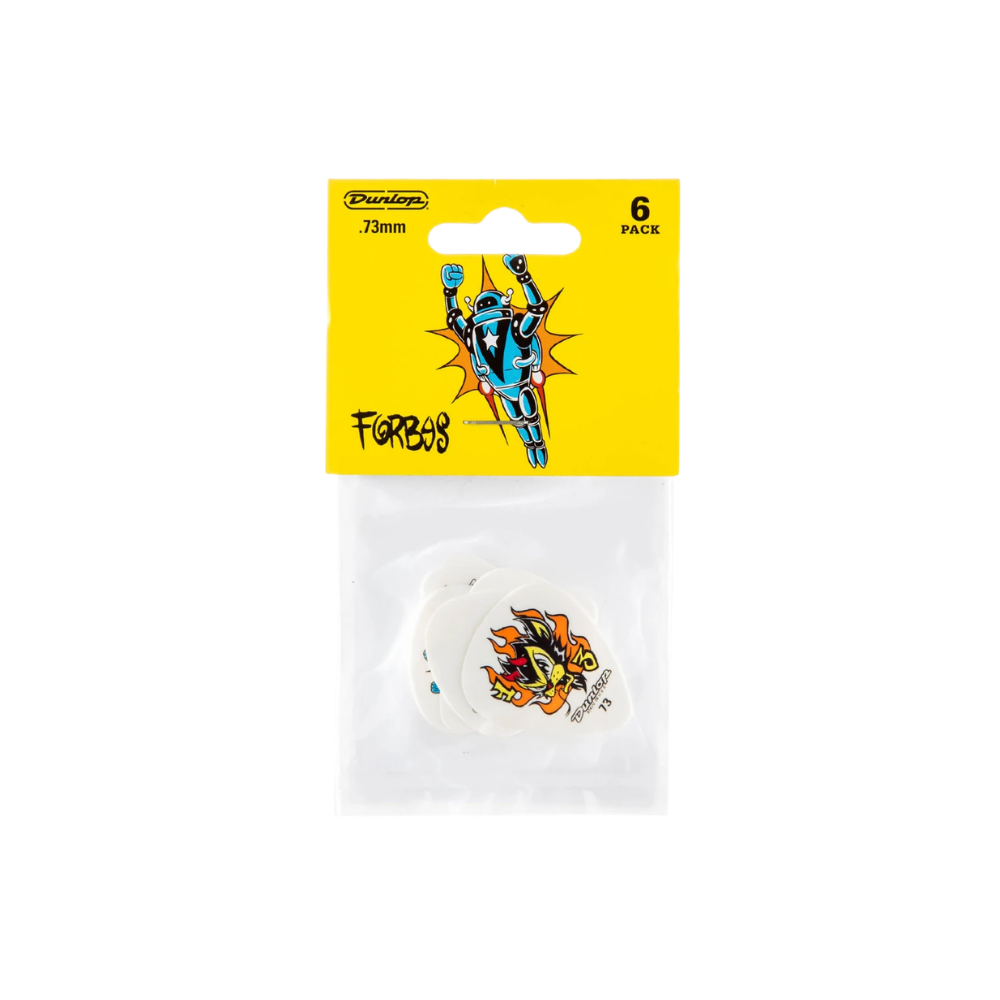Dunlop Guitar Pick Blackline Standard Forbes S1 6 Pack