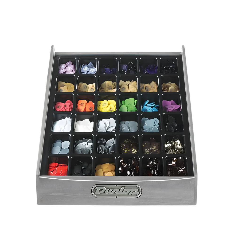 Dunlop Counter Display Grey Wash (1296 Picks) CP36GW1