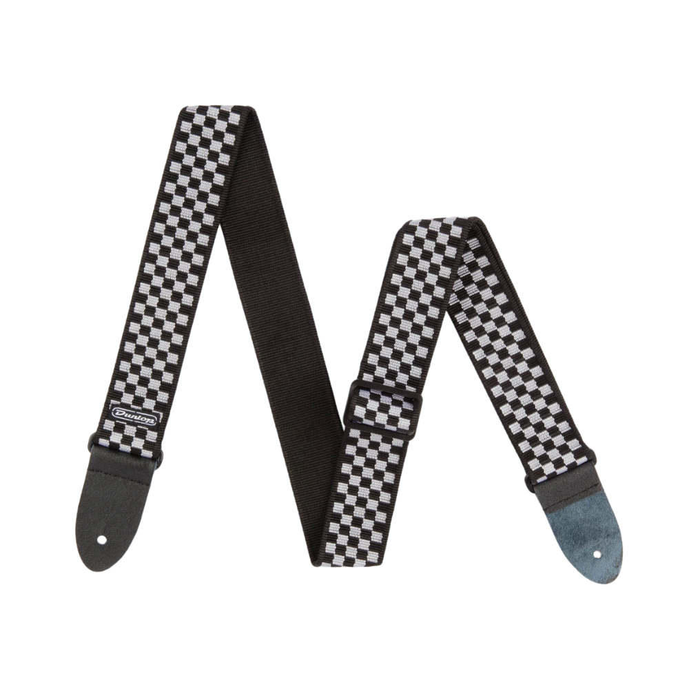 Dunlop Guitar Strap Classic Check Black/White D3831BK