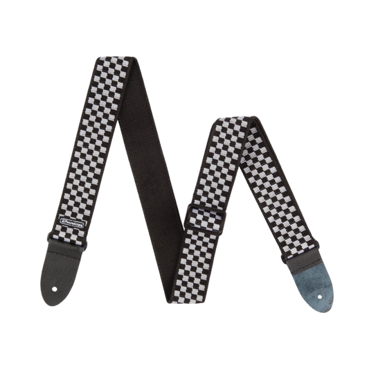 Dunlop Guitar Strap Classic Check Black/White D3831BK