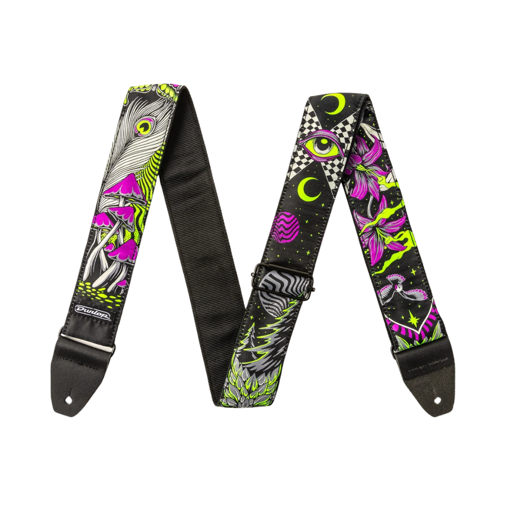 Dunlop Guitar Strap Designer Jacquard Night Trip D6734