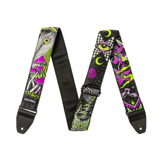 Dunlop Guitar Strap Designer Jacquard Night Trip D6734
