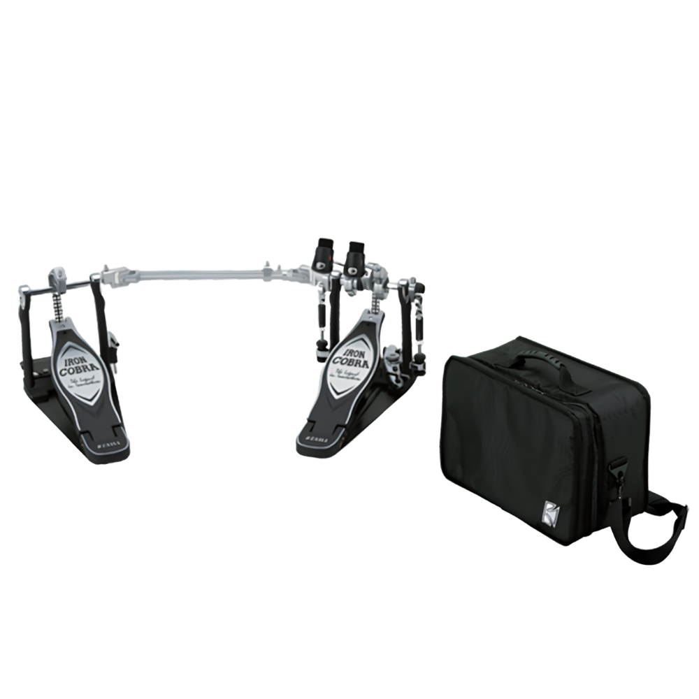 Tama Iron Cobra Power Glide Twin Pedal with Special Carrying Bag HP900PWNMR