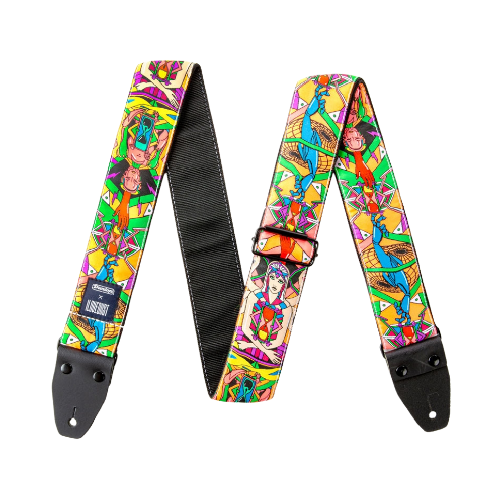 Dunlop Guitar Strap Jacquard-Woven ILOVEDUST