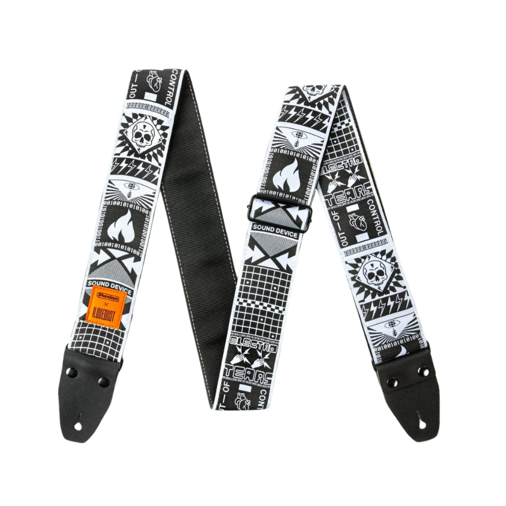 Dunlop Guitar Strap Jacquard-Woven ILOVEDUST