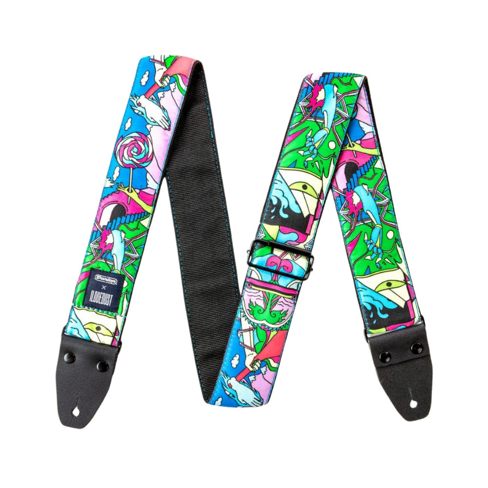 Dunlop Guitar Strap Jacquard-Woven ILOVEDUST