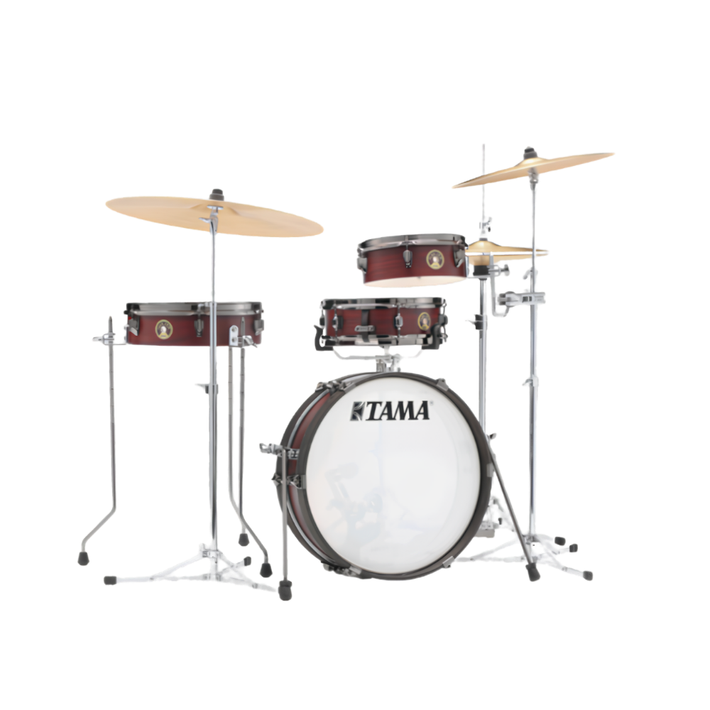 Tama Club Jam Pancake 4 Piece Black Nickel Shell Hardware LJK48PBN