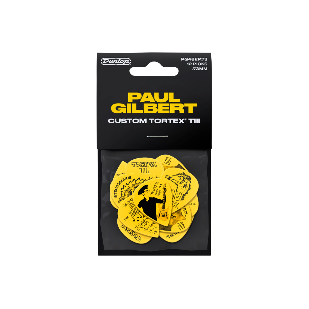 Dunlop Paul Gilbert Custom Tortex TIII Pick .73mm 12 Pack PG462P73