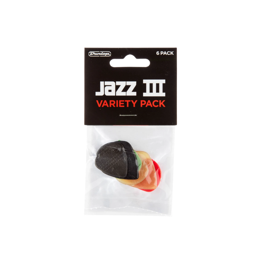 Dunlop Guitar Pick Variety Jazz 6 Pack PVP103