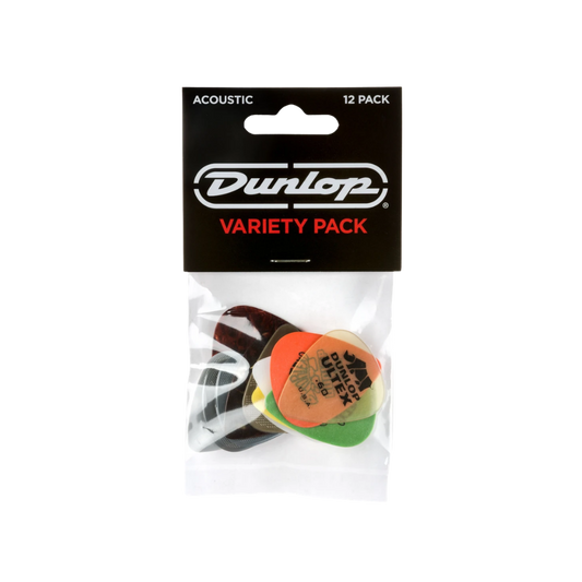 Dunlop Guitar Pick Acoustic Variety Pack 12 Pack PVP112