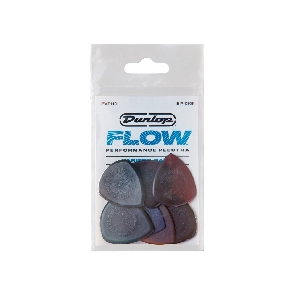 Dunlop Guitar Pick Flow Variety Pack 8 Pack PVP114