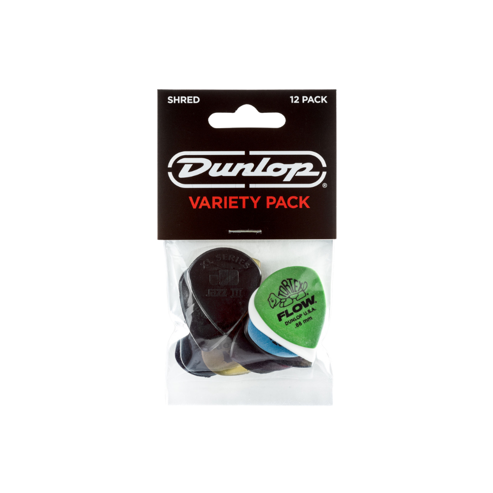 Dunlop Guitar Pick Shred Variety Pack 12 Pack PVP118
