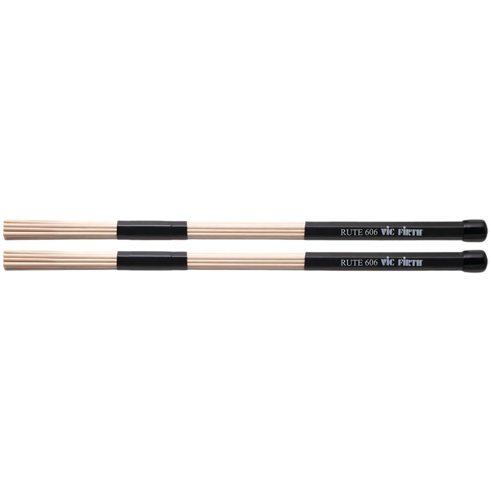 Vic Firth Drum Birch Rute with Fixed Band & Rubber Handle Medium RUTE606