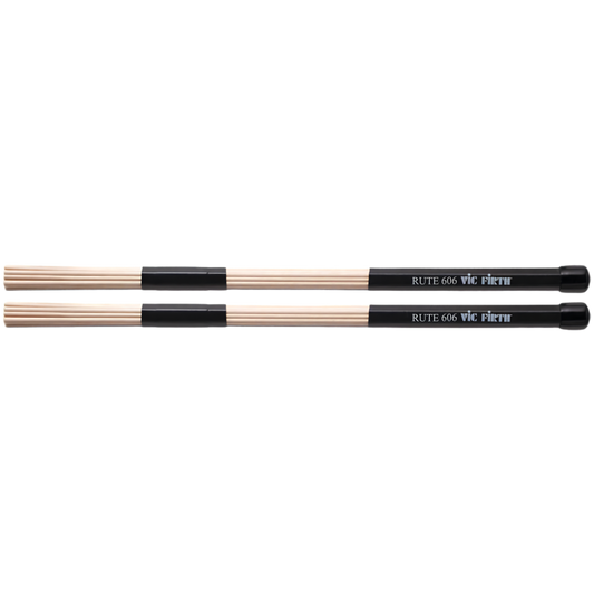 Vic Firth Drum Birch Rute with Fixed Band & Rubber Handle Medium RUTE606
