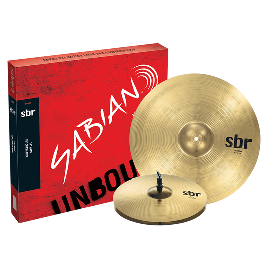 Sabian SBR5002 Cymbal 2 Pack ( 14" Hat & 18" Crash Ride )