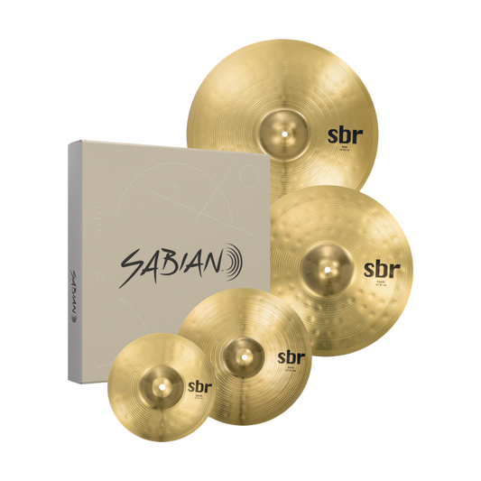 Sabian Cymbal SBR series Promotional Set (14HH/16C/20R+10S) SBR5003G