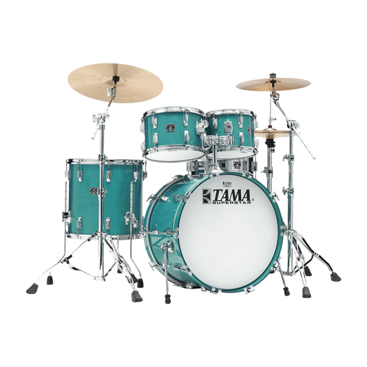 Tama Superstar Reissue 22" 4 Piece Drum Shell Set SU42RS Aqua Marine