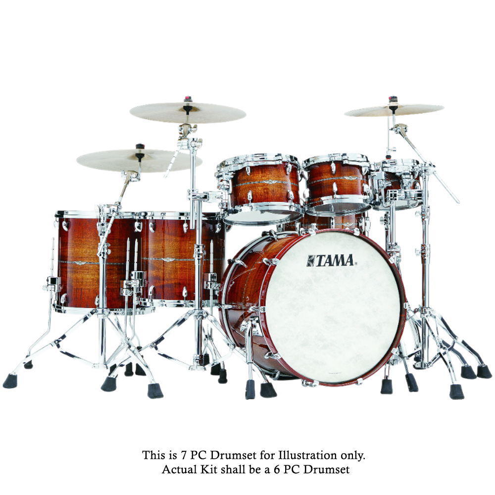 Tama Star Bubinga 22" 6pc Shell Pack TB62RZSS