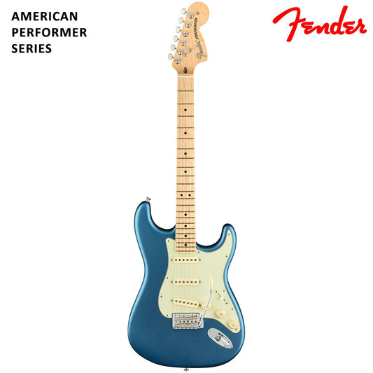 Fender American Performer Stratocaster Satin Lake Placid Blue Maple