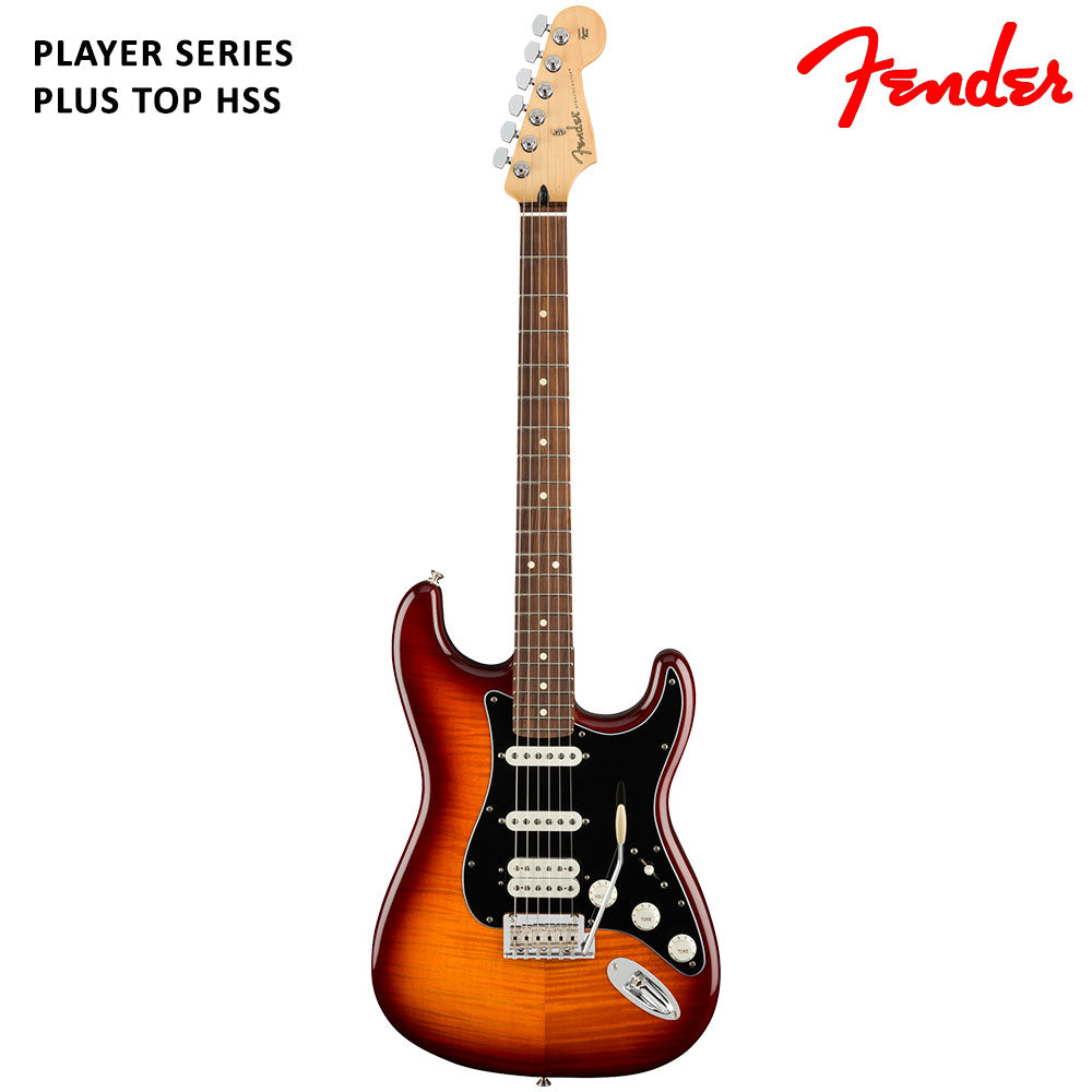 Fender Player Stratocaster HSS Plus Top Tobacco Burst Pau Ferro