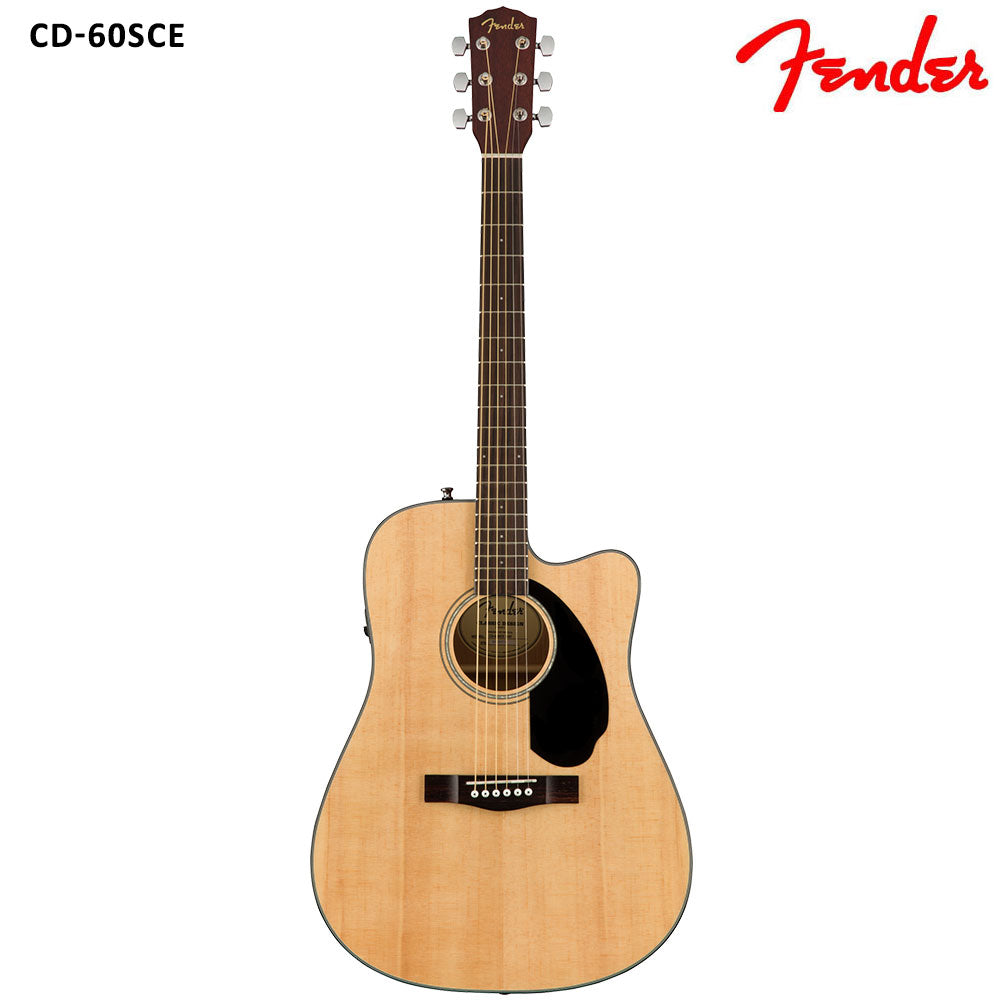 Fender CD60SCE Dreadnought Semi Acoustic Guitar