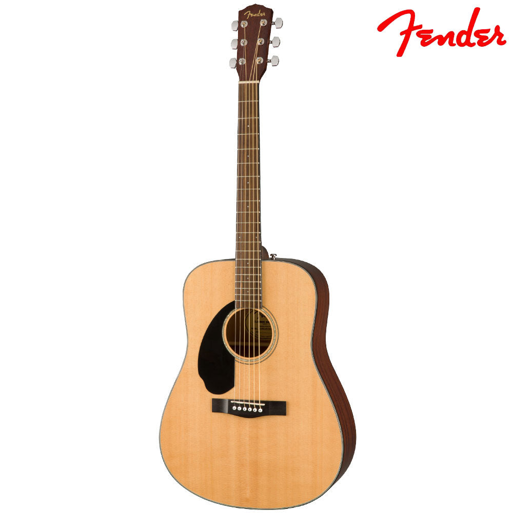 Fender CD60S Natural LH Dreadnought Acoustic Guitar