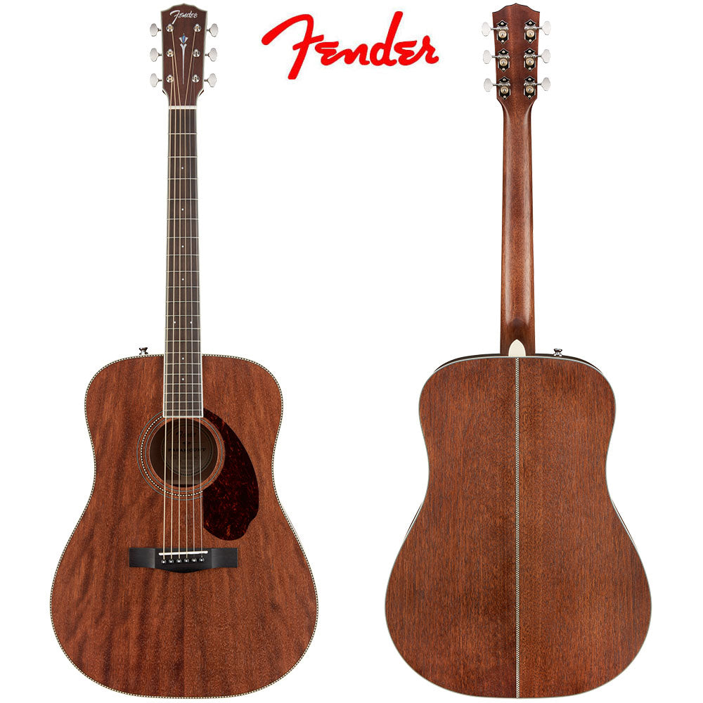 Fender PM 1 Mahogany Dreadnought Acoustic Guitar W/Case