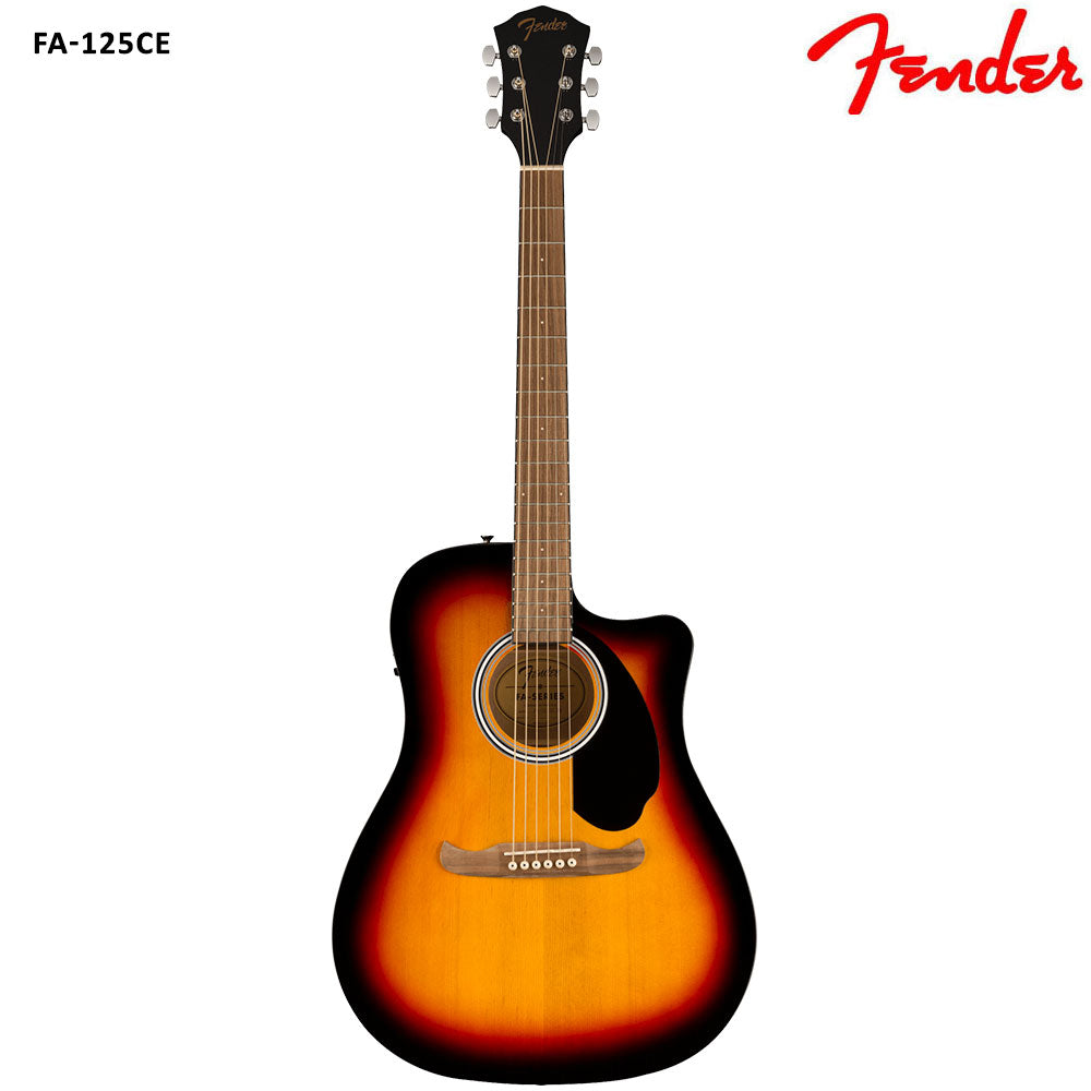 Fender FA125CE Dreadnought Semi Acoustic Guitar
