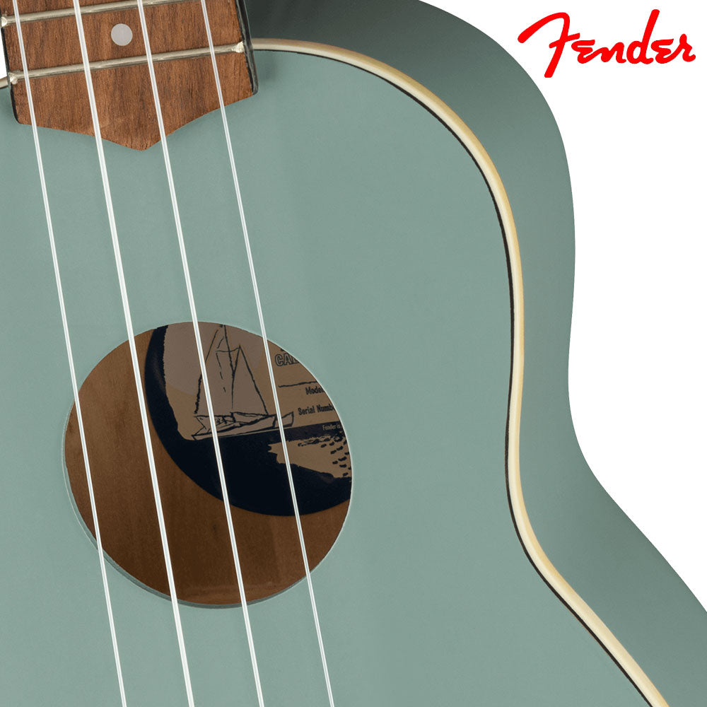 Fender FSR Venice Soprano Sonic Grey Ukulele Walnut