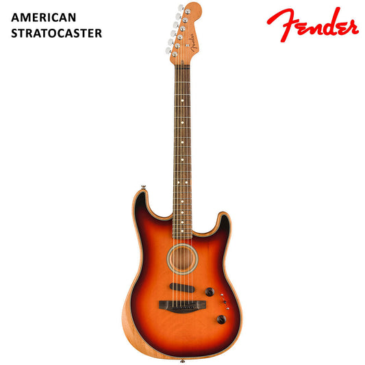 Fender American Acoustasonic Stratocaster Ebony