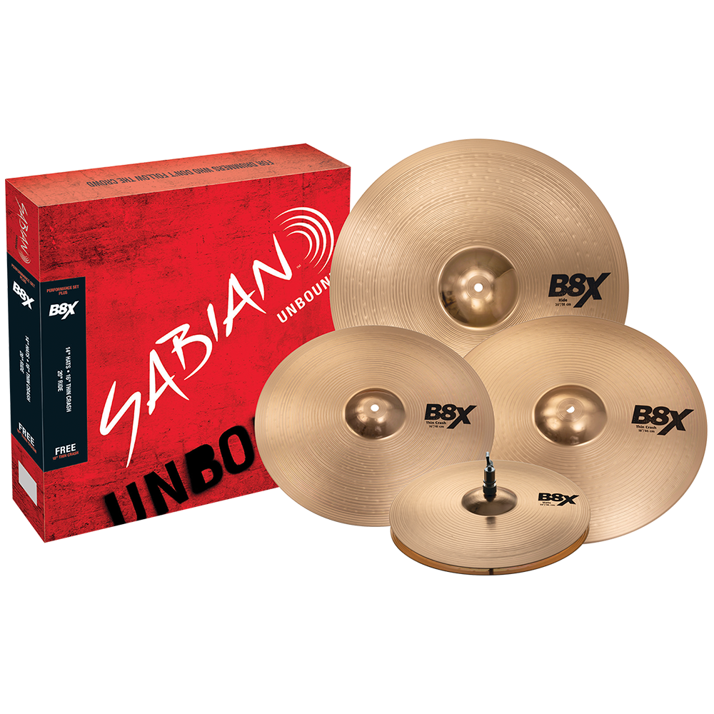 Sabian 45003XG Cymbal B8X Performance Set Plus